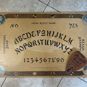 Hasko Mystic Ouija Board with Planchette - Brown